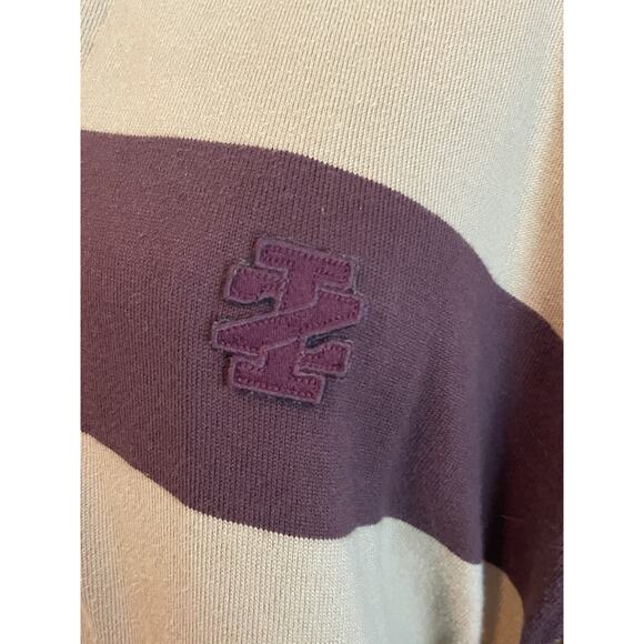 Rugby Polo Shirt Mens XL Varsity Long Sleeve Heavy Preppy Academia Izod Y2k - Picture 6 of 11
